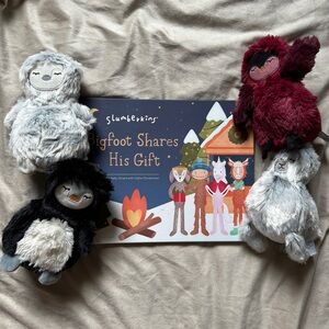 Slumberkins mini bundle with Holiday book